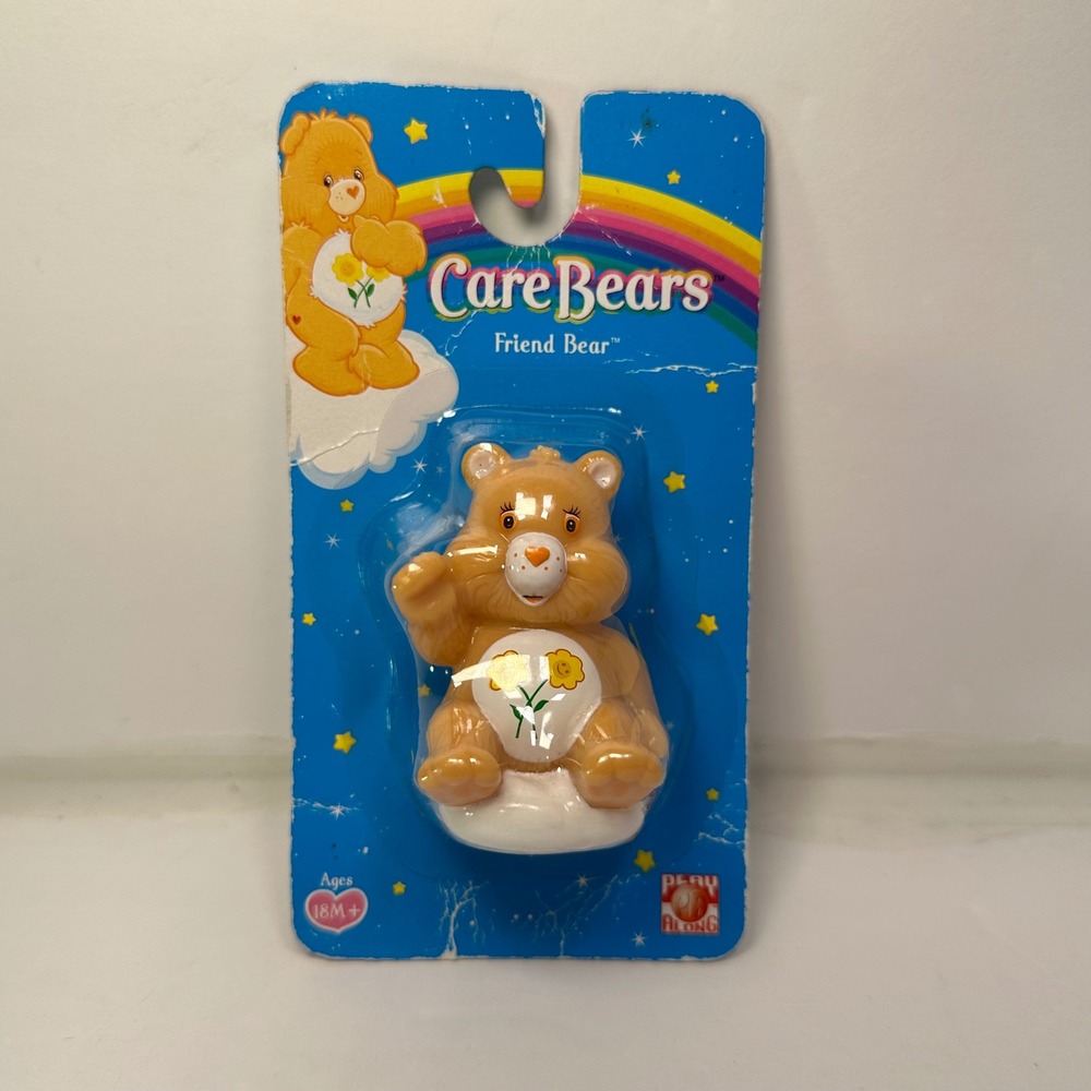 Care Bears Friend Bear Figure Play‎ Along 2004 New In Package Vintage